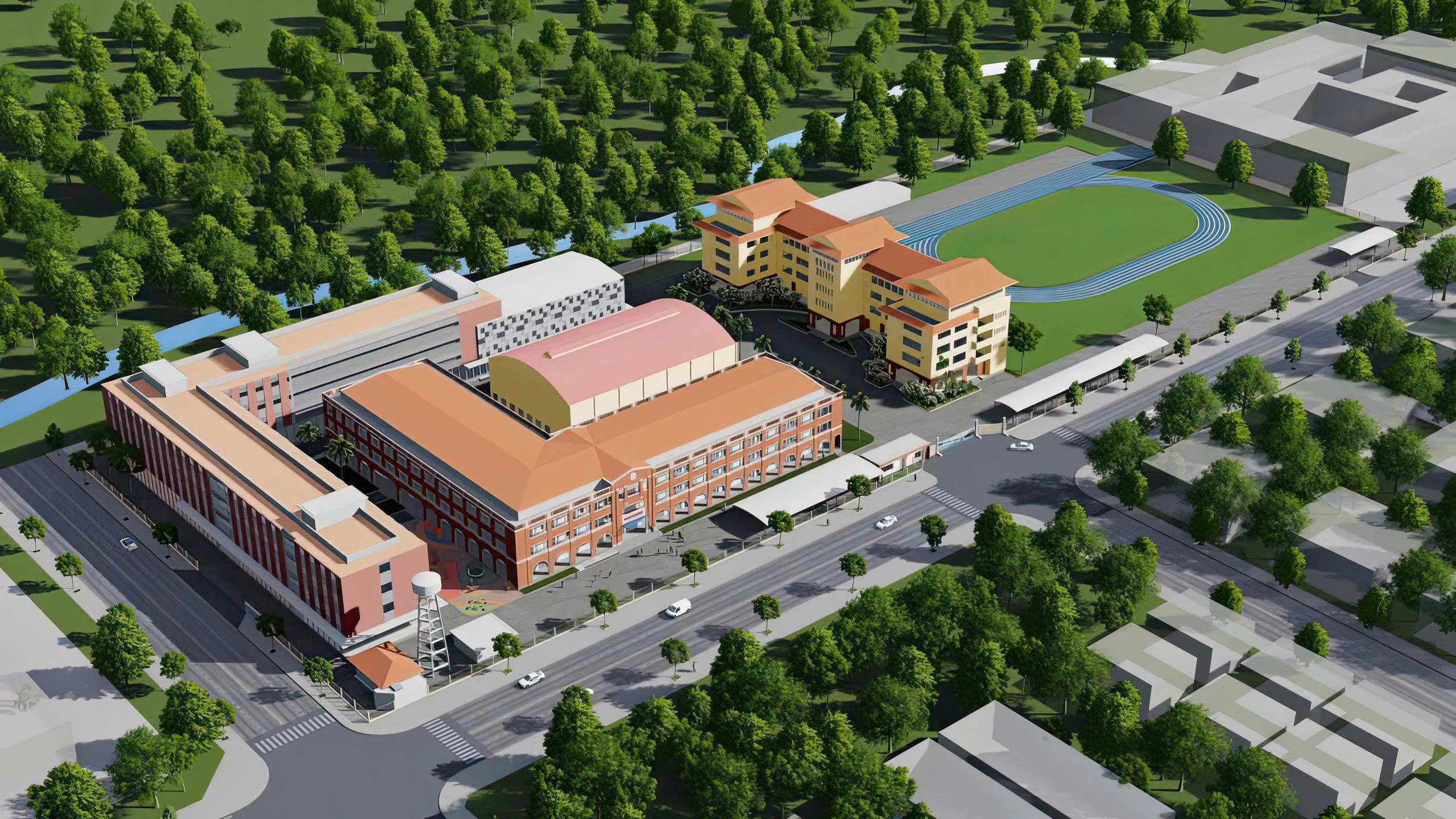 Khối Tiểu học và nhà bảo vệ thuộc Trường học Đài Bắc trường Đài Bắc tại Thành phố Hồ Chí Minh